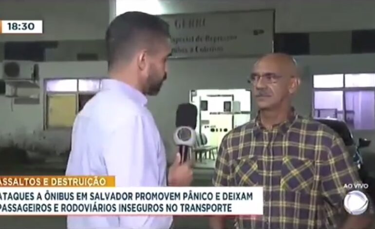  Diretor fala sobre os casos de assaltos a ônibus nas primeiras horas do dia