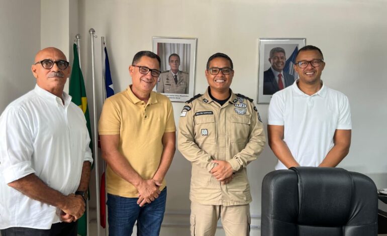 Sindicato dialoga com o novo comandante da 23ªCIPM