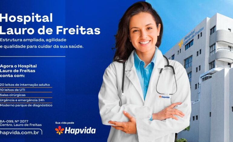 Reforço de estrutura no Hapvida de Lauro de Freitas